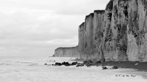 Black and white cliffs